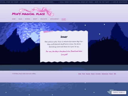 diary screenshot