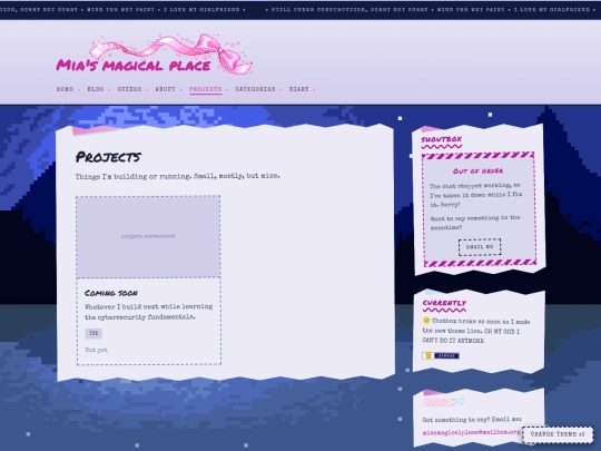 projects screenshot