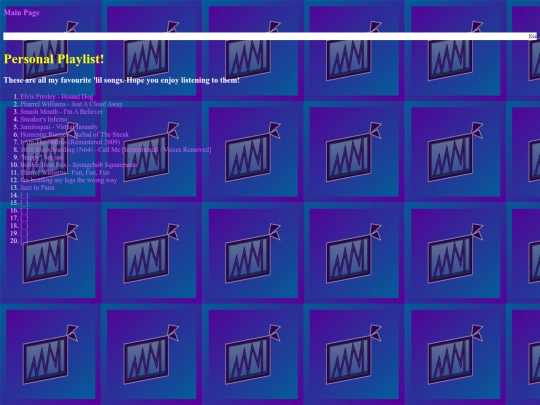 playlist screenshot