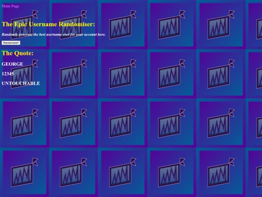 username-randomiser screenshot