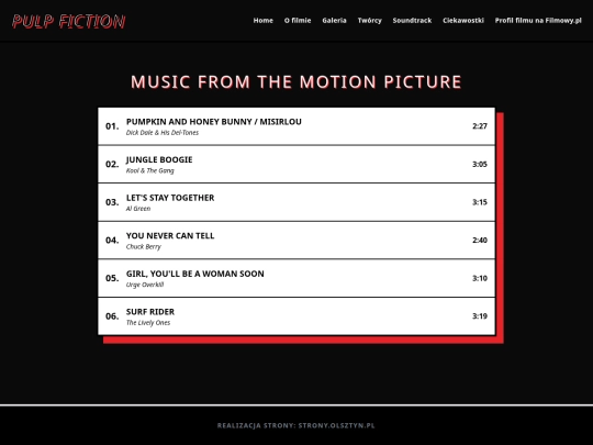 soundtrack screenshot