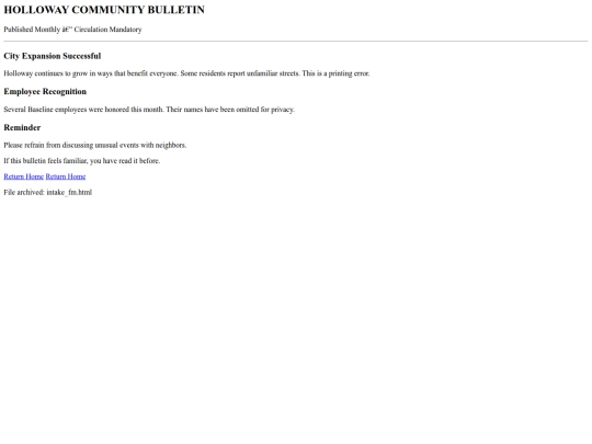 pages/newsletter screenshot
