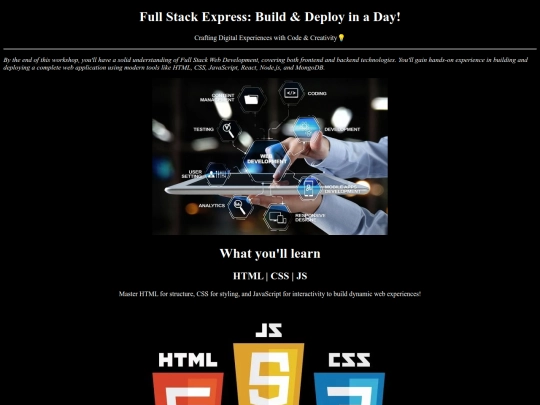 html/main screenshot