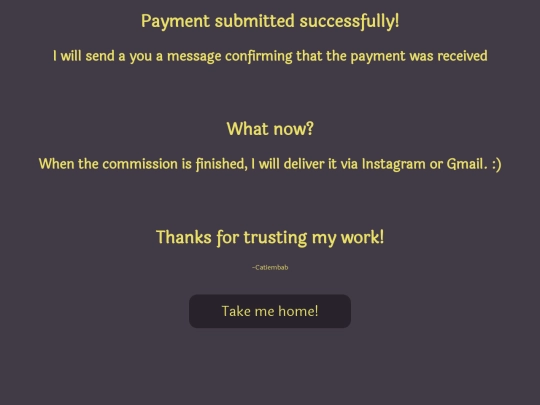 payment-completed screenshot