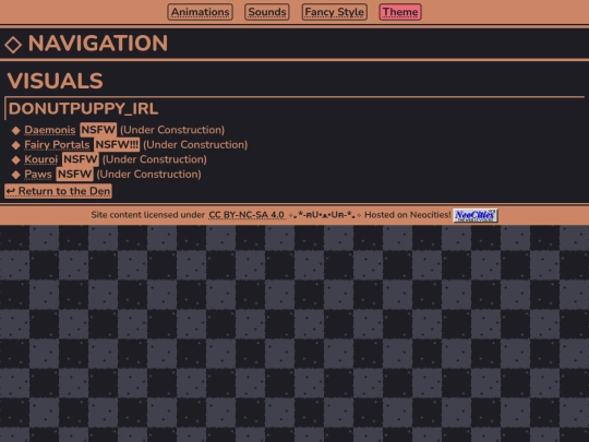 projects/visuals screenshot