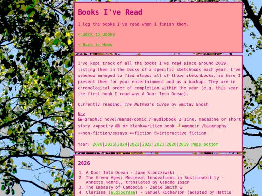 interests/books/i-have-read screenshot