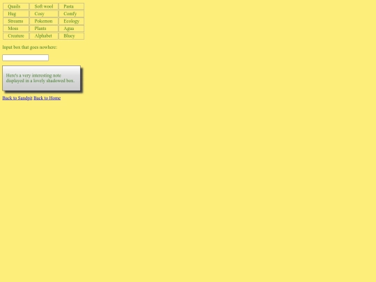 sandpit/tables screenshot