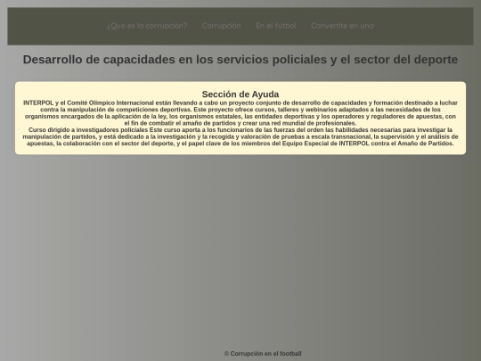 web/ayuda screenshot