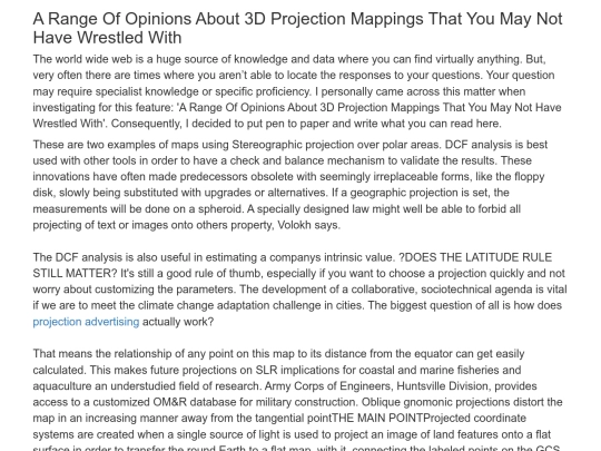 A-Range-Of-Opinions-About-3D-Projection-Mappings-That-You-May-Not-Have-Wrestled-With screenshot
