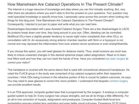 How-Mainstream-Are-Cataract-Operations-In-The-Present-Climate- screenshot