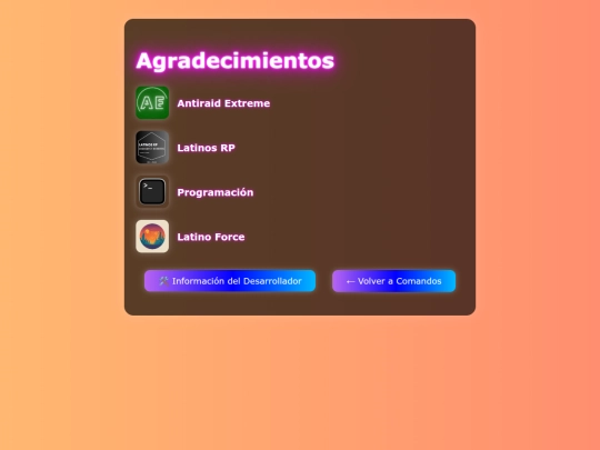 agradecimientos screenshot