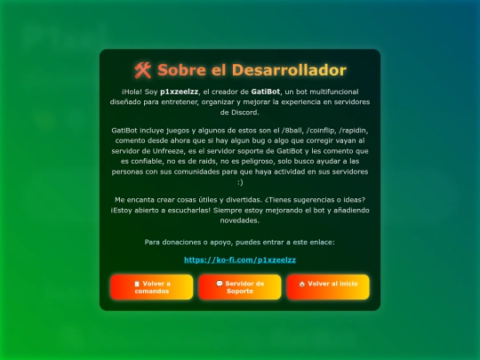 desarrollador screenshot