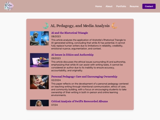 portfolio screenshot