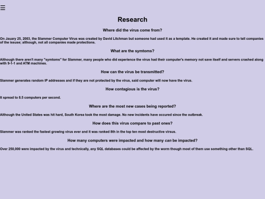 Research screenshot
