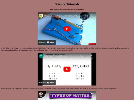 Science screenshot