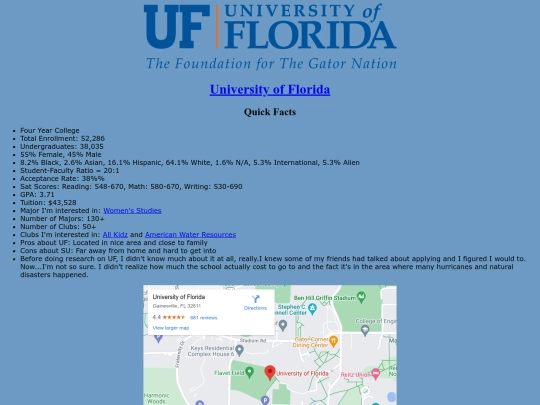 UF screenshot