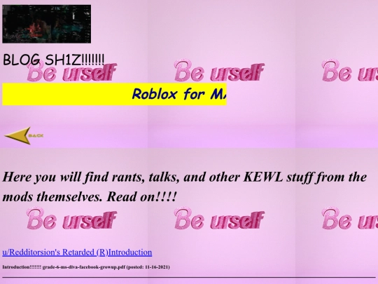 blog screenshot