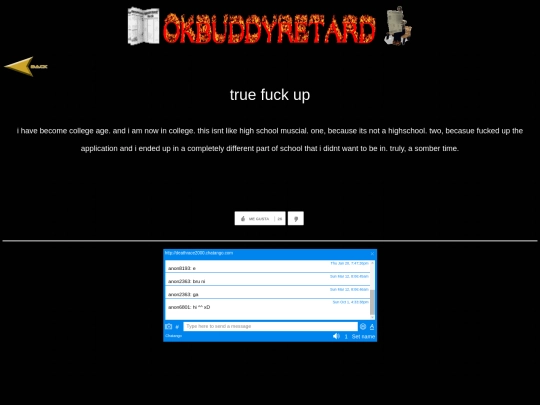 collegeblog screenshot