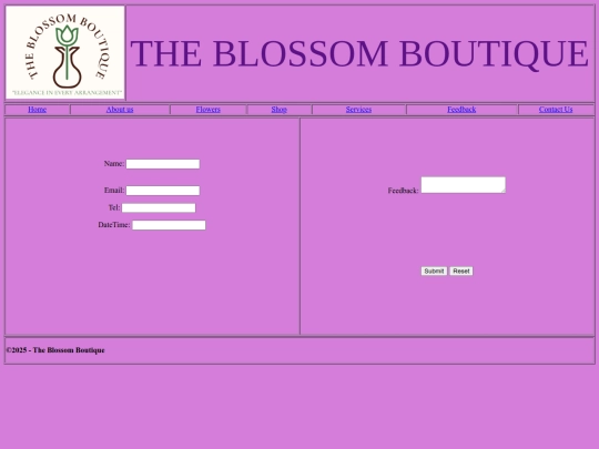 Feedback screenshot