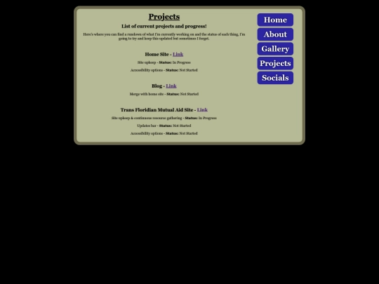 projects screenshot