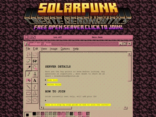 create-server screenshot