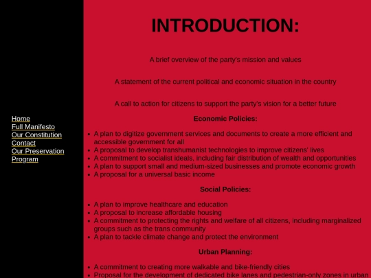 test-site/manifesto screenshot