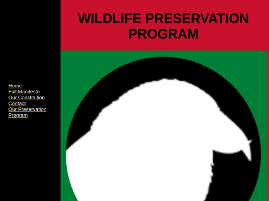 test-site/preservation_program screenshot