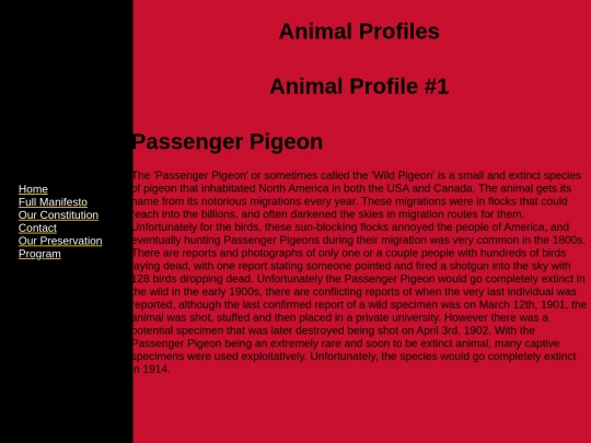 test-site/profiles screenshot