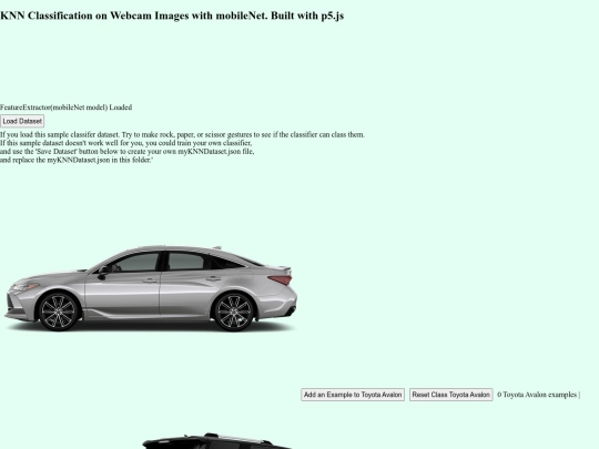 KNN screenshot