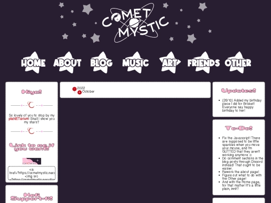 blog screenshot