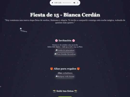 15añitos Bianca screenshot