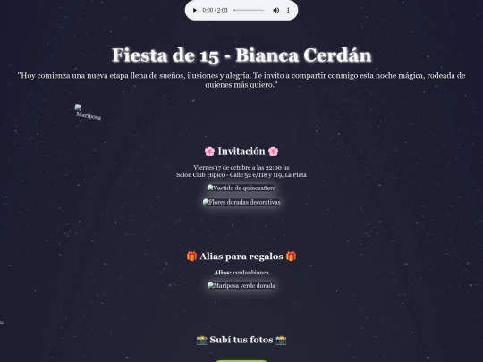 Quinceañera Bianca screenshot