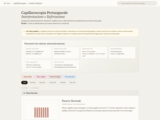 capillaroscopia screenshot
