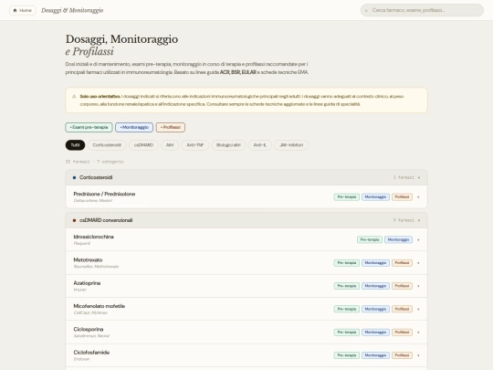 dosaggi screenshot