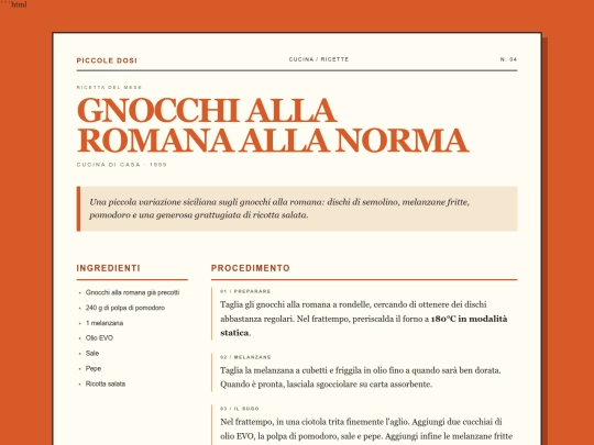 recepies/gnocchiallaromananorma screenshot