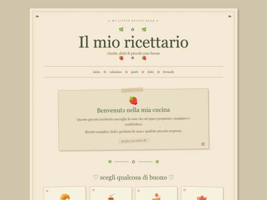 ricette screenshot