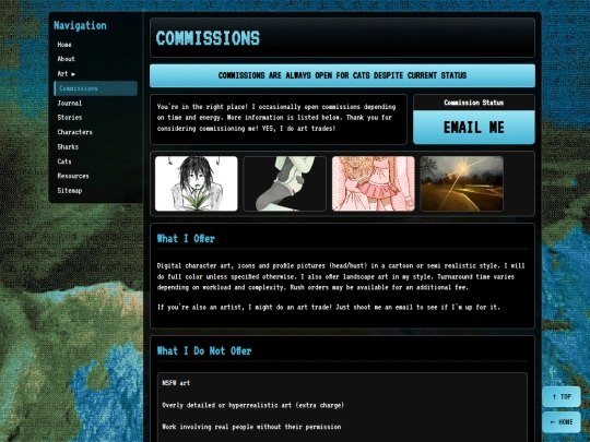 commissions screenshot