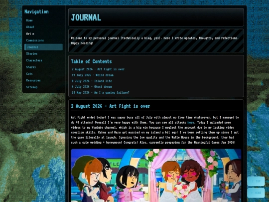 journal screenshot