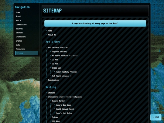 sitemap screenshot