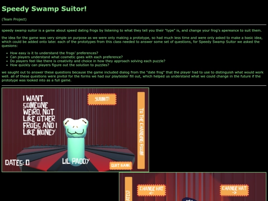SpeedySwampSuitor screenshot
