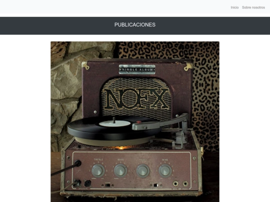 publicaciones/single-album screenshot