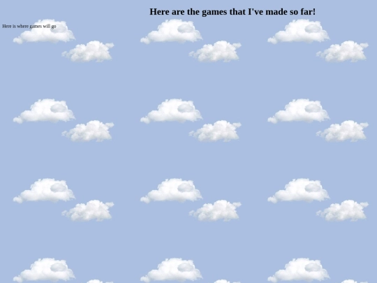 games screenshot