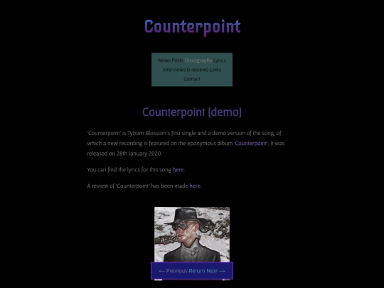 discography/counterpoint-demo screenshot