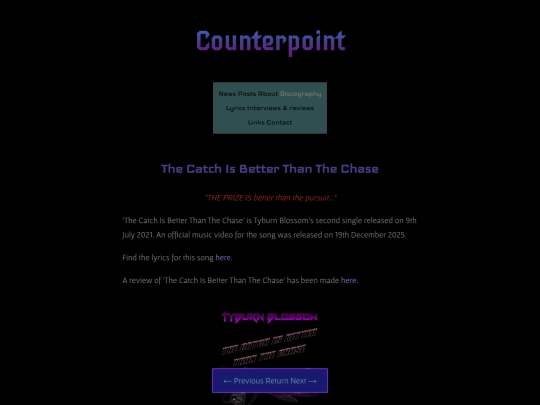 discography/the-catch-is-better-than-the-chase screenshot