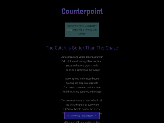 lyrics/the-catch-is-better-than-the-chase-lyrics screenshot