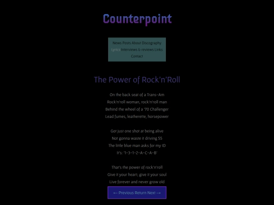 lyrics/the-power-of-rock-n-roll-lyrics screenshot