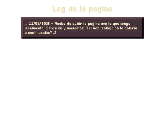 pages/log screenshot