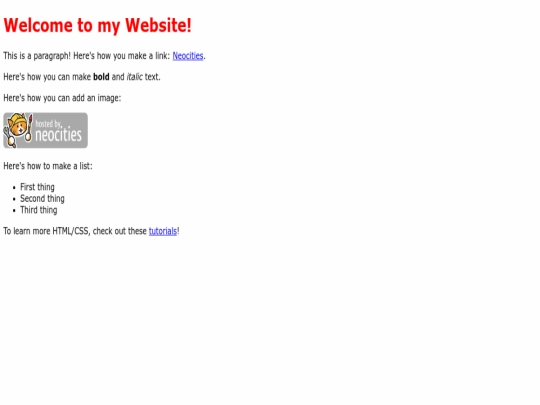 index screenshot