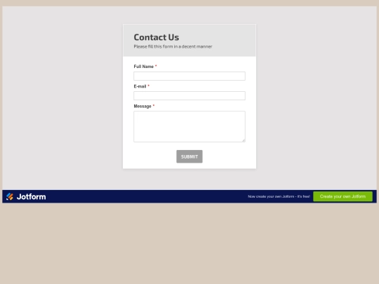 ContactForm screenshot
