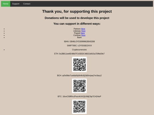 donation screenshot